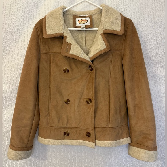 Talbots Jackets & Blazers - Talbots Women’s Faux Suede Sherpa Lined Winter Jacket Size: Medium